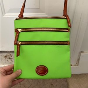 Green dooney & bourke crossbody bag